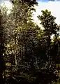 Waldstück - Öl auf LW