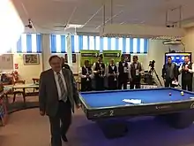 Siegerehrung (im Vordergrund CEB-Präsident Wolfgang Rittmann)