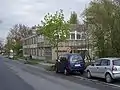 Ehemaliges Verwaltungs- und Laborgebäude des 1976 stillgelegten Germania-Zementwerkes in Hannover-Misburg