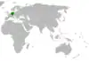 Lage von Deutschland und Nauru
