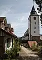 Drehort für Außenaufnahmen von Pichlers Haus bei der Liebfrauenkirche