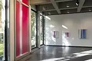 Teil der Gesamtinstallation  Titel Anscheinend, 2015, Clemens Sels Museum Neuss, Mixed Media  450 × 170 × 22 cm