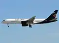 Boeing 757-200 in alter Bemalung der Gestair Cargo