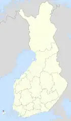 Lage von Geta in Finnland