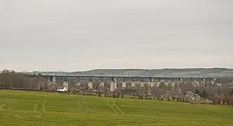 Gesamtansicht des Viadukts aus nordöstlicher Richtung