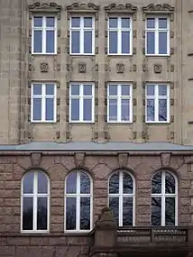 Fassadendetail Ost2. Bauabschnitt