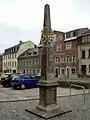 Distanzsäule von 1730 auf dem Altmarkt