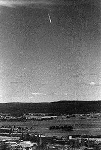 Als Geisterrakete fehlgedeuteter Meteorit