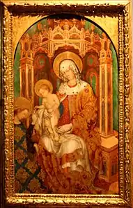Michele GiambonoMystische Vermählung der heiligen Katharina (um 1430).