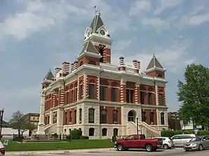 Das Gibson County Courthouse in Princeton, gelistet im NRHP Nr. 84001038