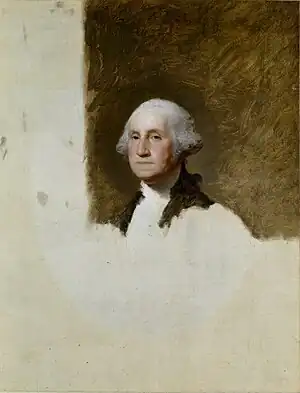 Porträt des George Washington (The Athenaeum Portrait) (Gilbert Stuart)