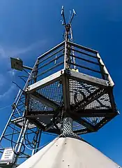 Arbeitsplattform und Antennen