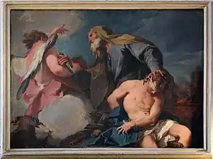 Giovanni Battista Pittoni: Opferung Isaaks, 1713 (Cappella Badoer-Surian)
