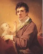 Johann Baptist Lampi der Jüngere mit Sohn (ca. 1810), Innsbruck.