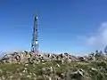 Der Gipfelmast auf dem Schoberstein
