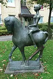 Zirkusreiterin von Gisela Engelin-Hommes von 1978, 2017