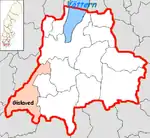 Lage der Gemeinde Gislaved