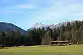 Reißkofel (Mitte) und Sattelnock (rechts) vom Gitschtal aus