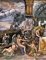 Giulio Romano: "Tribut an Apoll" in der Sala di Psiche
