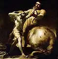 Giuseppe Maria Crespi: Der Kentaur Chiron und Achill, Kunsthistorisches Museum Wien