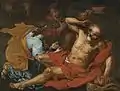 Joseph deutet den Traum des Bäckers, 1670–75, Öl auf Leinwand, 136 × 181 cm, Privatsammlung