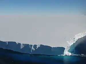 Der riesige Mertz-Gletscher