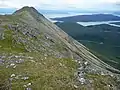 Auf dem Gipfelgrat des Glamaig, Blick nach Nordosten
