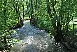 Unterlauf der Glems oberhalb Talhausens