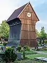 Hölzerner Glockenturm in Edewecht, Niedersachsen