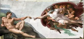 Michelangelo Buonarroti: Die Erschaffung Adams