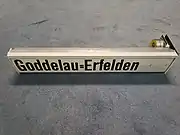 Modul aus MA-Waldhof mit alter, „falscher“ Bedruckung, Bj. 1985