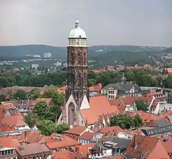 St. Jacobi vom Turm der St.-Johannis-Kirche aus gesehen.
