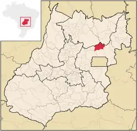 Lage von Água Fria de Goiás
