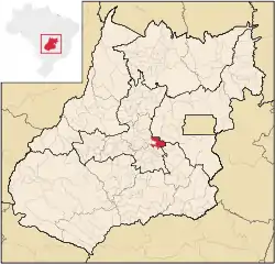 Lage von Anápolis in Goiás