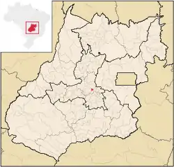 Lage von Damolândia in Goiás