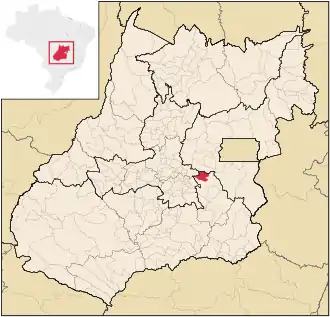 Lage von Gameleira de Goiás