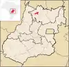 Lage von Mutunópolis in Goiás