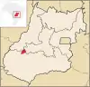 Lage von Palestina de Goiás