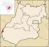 Lage von Santa Rita do Araguaia (Goiás)