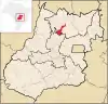 Lage von Uruaçu in Goiás