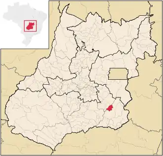 Lage von Urutaí