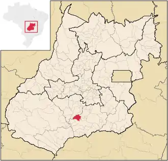 Gemeindegebiet von Vicentinópolis im Bundesstaat Goiás
