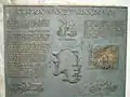 Gedenktafel an das Rennen unweit des Kastell Saalburg