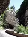 Schlucht des Flusses Bourne im Westen von Villard-de-Lans