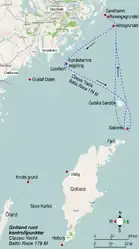 Gotland Runt, Kurs „Classic Yacht Baltic Race“, 179 Seemeilen (331 km)