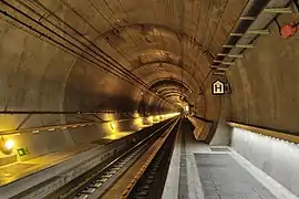 Gotthard-Basistunnel Multifunktionsstelle Sedrun