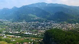 Götzis vom Kummenberg aus