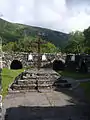 Klosterruine auf der Insel in Gougane Barra
