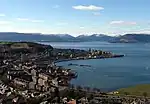 Blick auf den Hafen von Gourock
