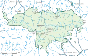 Karte des Nationalparks